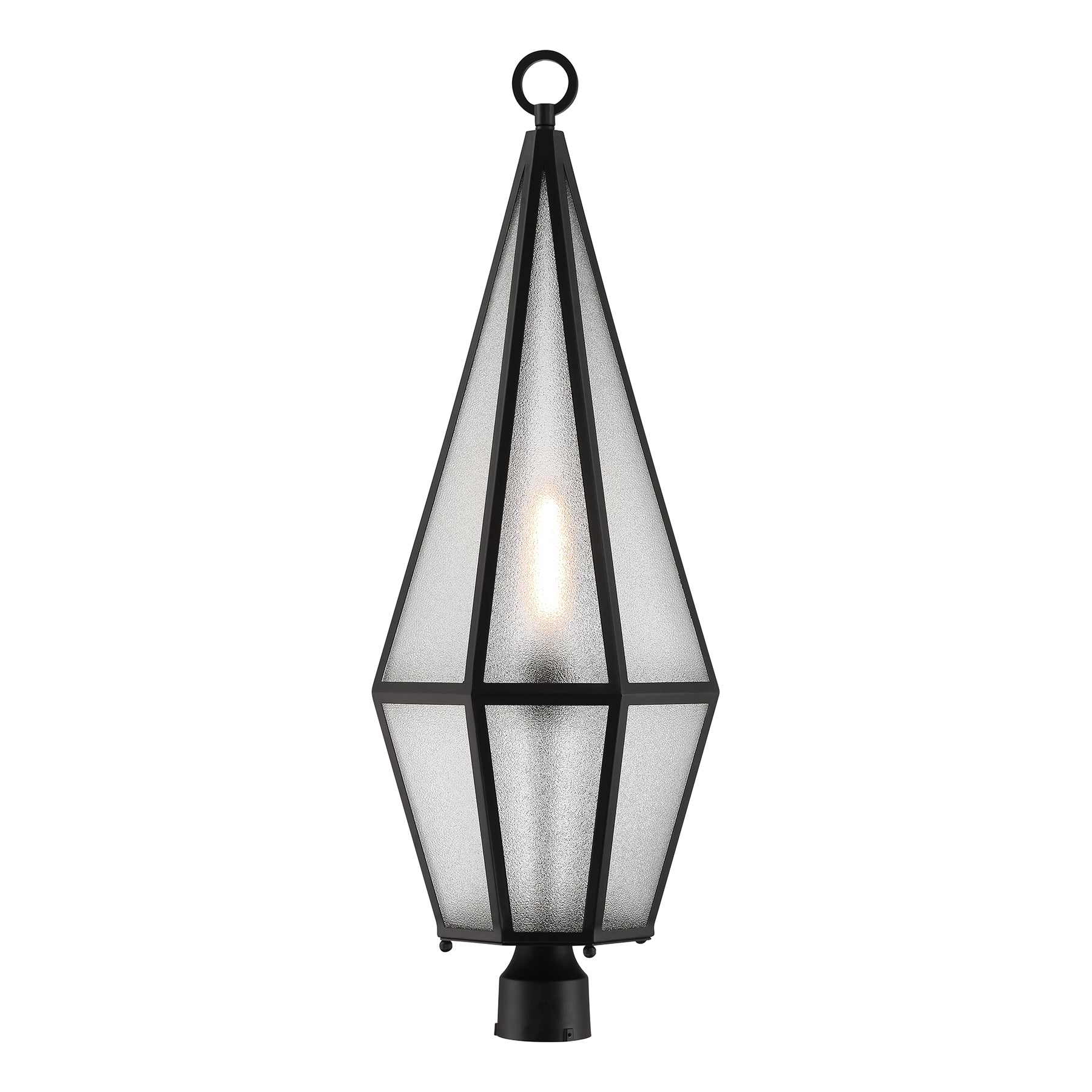 SAVOY HOUSE PENINSULA OUTDOOR: POST LANTERN | 5-707-BK