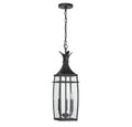 SAVOY HOUSE, MONTPELIER OUTDOOR: HANGING LANTERN | 5-763-BK, OUTDOOR CEILING LIGHTS