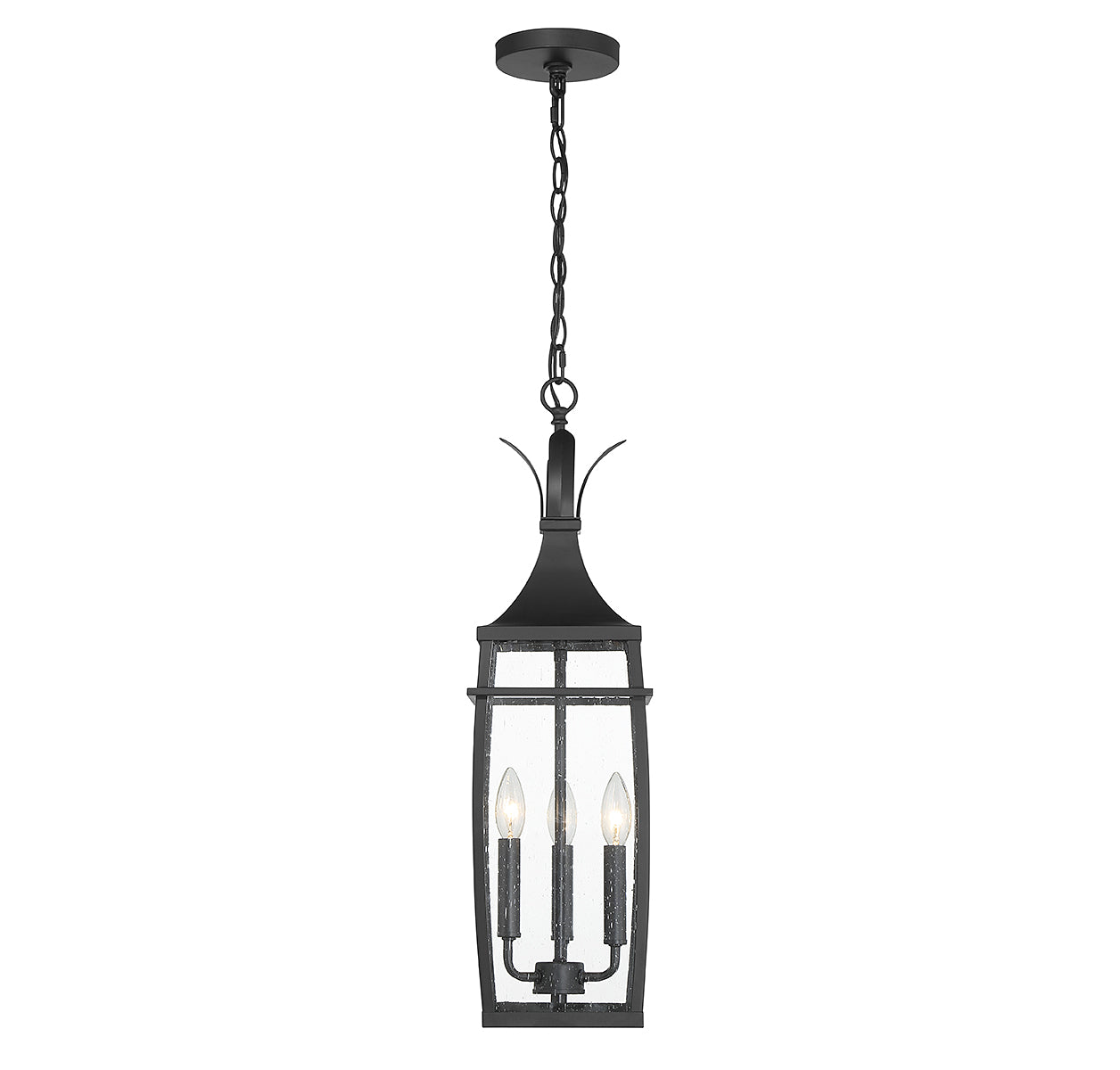 SAVOY HOUSE, MONTPELIER OUTDOOR: HANGING LANTERN | 5-763-BK, OUTDOOR CEILING LIGHTS