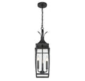 SAVOY HOUSE, MONTPELIER OUTDOOR: HANGING LANTERN | 5-763-BK, OUTDOOR CEILING LIGHTS