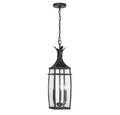 SAVOY HOUSE, MONTPELIER OUTDOOR: HANGING LANTERN | 5-763-BK, OUTDOOR CEILING LIGHTS