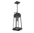 SAVOY HOUSE, BOONE OUTDOOR: HANGING LANTERN | 5-816-BK, OUTDOOR CEILING LIGHTS