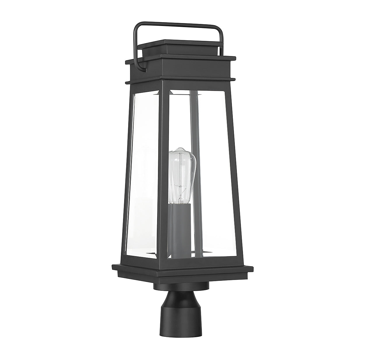 SAVOY HOUSE BOONE OUTDOOR: POST LANTERN | 5-817-BK