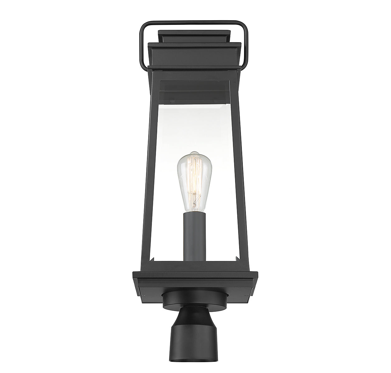 SAVOY HOUSE BOONE OUTDOOR: POST LANTERN | 5-817-BK