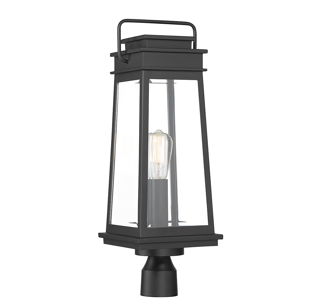 SAVOY HOUSE BOONE OUTDOOR: POST LANTERN | 5-817-BK