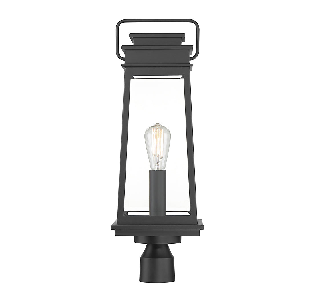 SAVOY HOUSE BOONE OUTDOOR: POST LANTERN | 5-817-BK