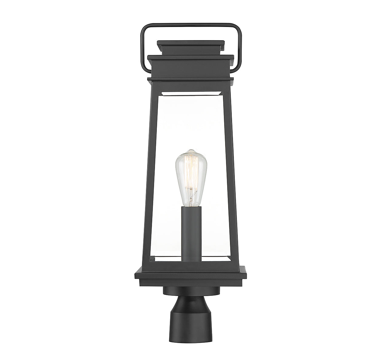 SAVOY HOUSE BOONE OUTDOOR: POST LANTERN | 5-817-BK