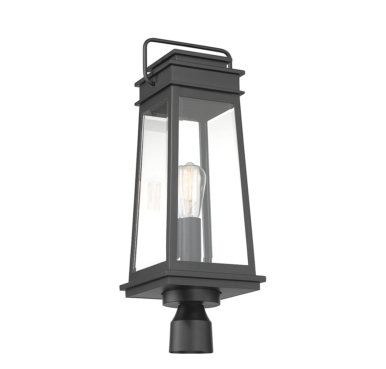 SAVOY HOUSE BOONE OUTDOOR: POST LANTERN | 5-817-BK