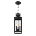 SAVOY HOUSE, ASCOTT OUTDOOR: HANGING LANTERN | 5-827-BK, OUTDOOR CEILING LIGHTS