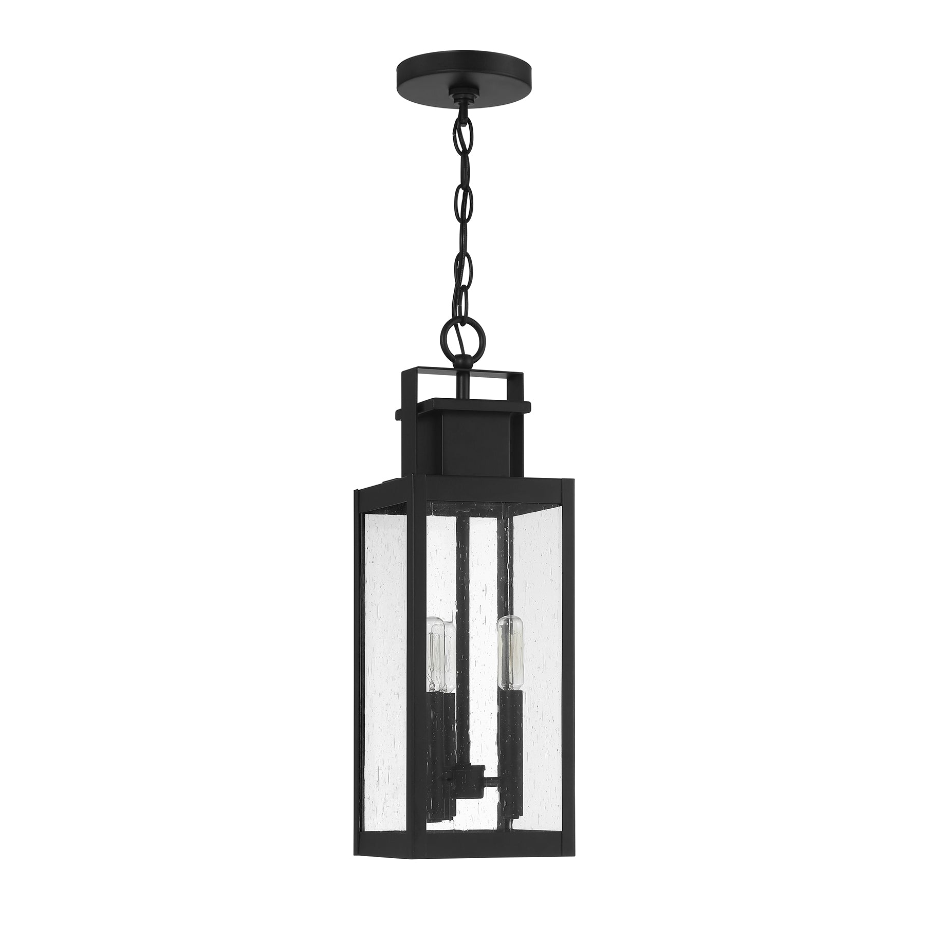 SAVOY HOUSE, ASCOTT OUTDOOR: HANGING LANTERN | 5-827-BK, OUTDOOR CEILING LIGHTS