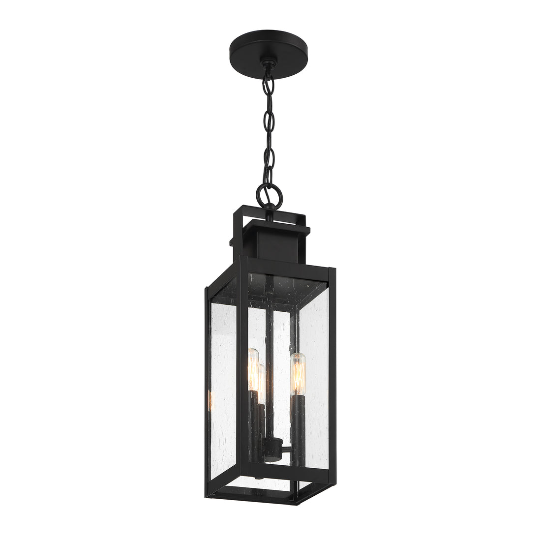 SAVOY HOUSE, ASCOTT OUTDOOR: HANGING LANTERN | 5-827-BK, OUTDOOR CEILING LIGHTS