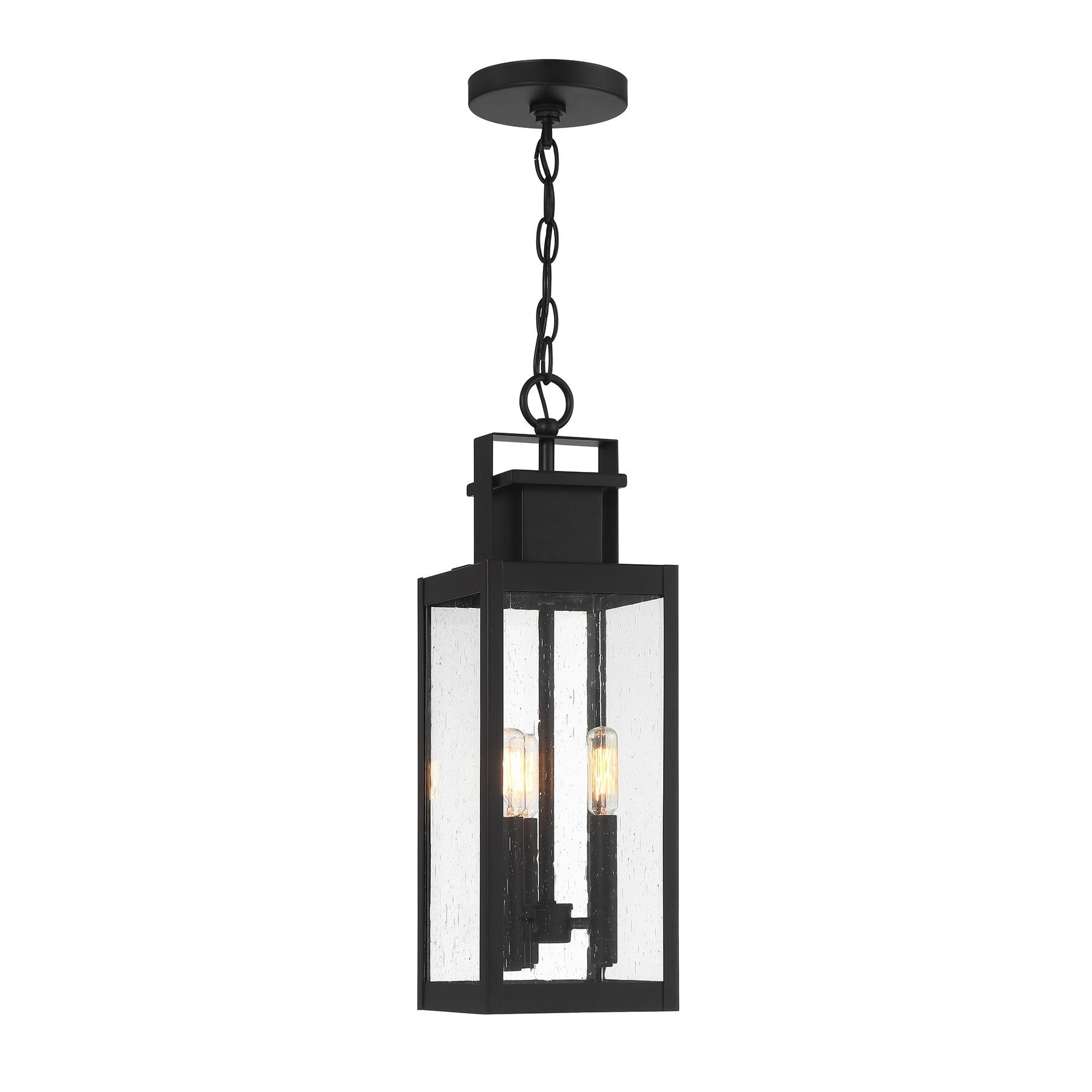 SAVOY HOUSE, ASCOTT OUTDOOR: HANGING LANTERN | 5-827-BK, OUTDOOR CEILING LIGHTS
