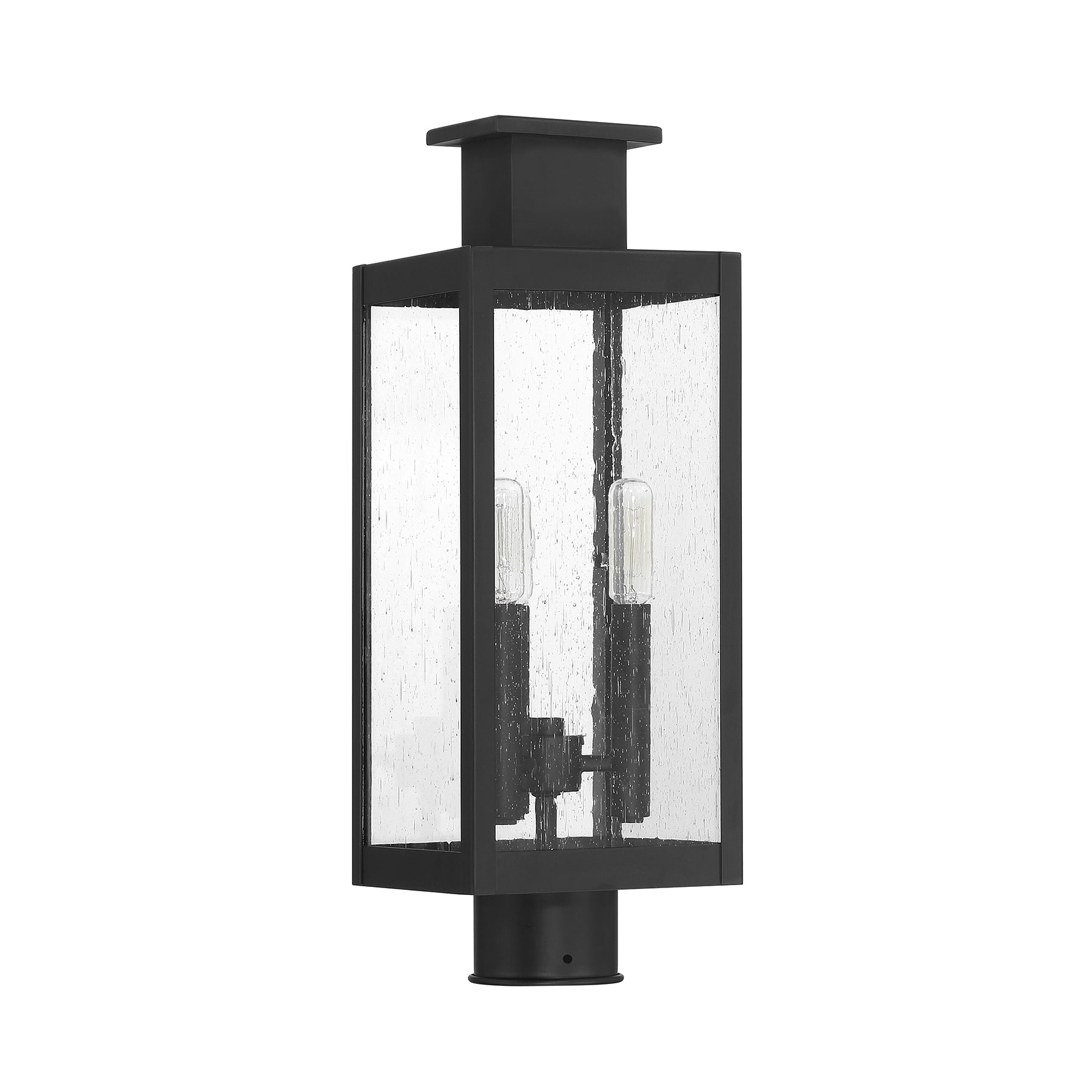 SAVOY HOUSE ASCOTT OUTDOOR: POST LANTERN | 5-828-BK