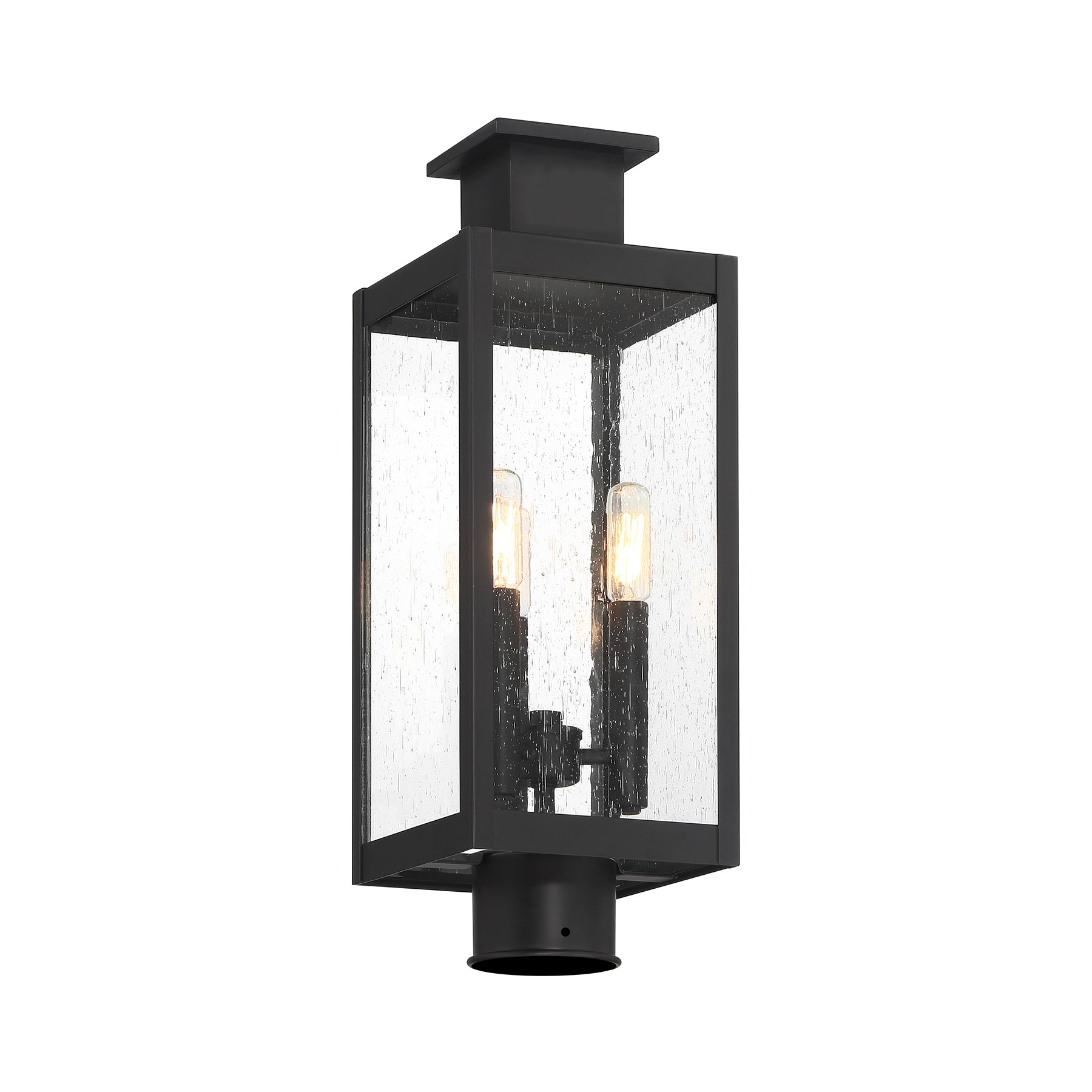 SAVOY HOUSE ASCOTT OUTDOOR: POST LANTERN | 5-828-BK
