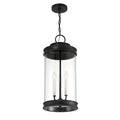 SAVOY HOUSE, ENGLEWOOD OUTDOOR: HANGING LANTERN | 5-901-BK, OUTDOOR CEILING LIGHT