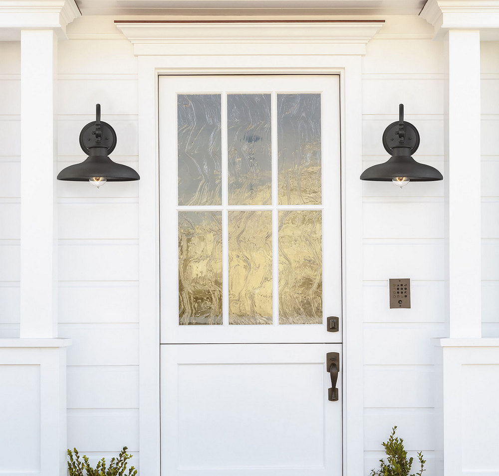 SAVOY HOUSE, RALEIGH OUTDOOR: WALL LANTERN | 5-9584-BK, OUTDOOR WALL LIGHTS