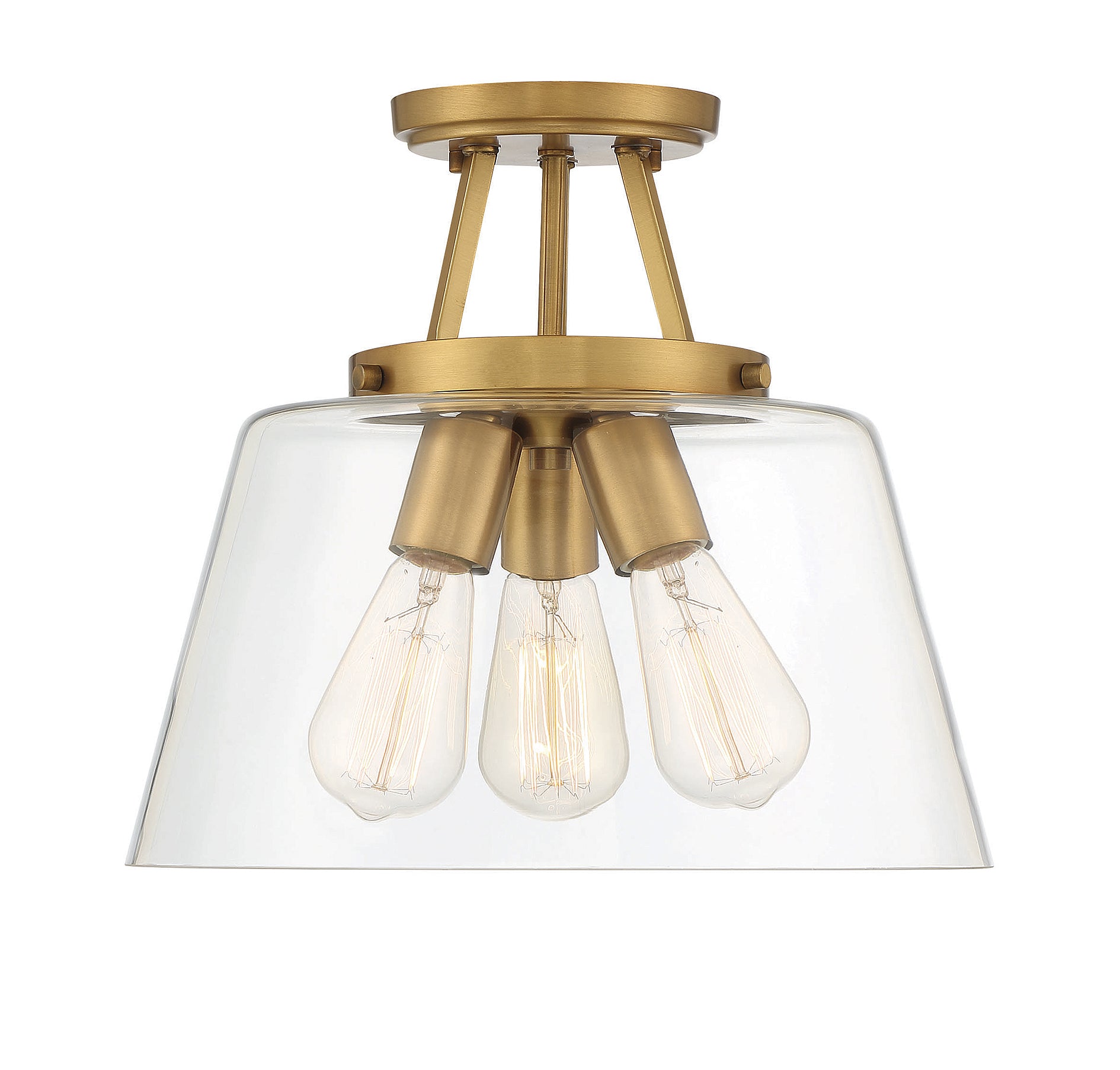 SAVOY ESSENTIALS, CALHOUN SEMI-FLUSH, SEMI FLUSH MOUNT LIGHT