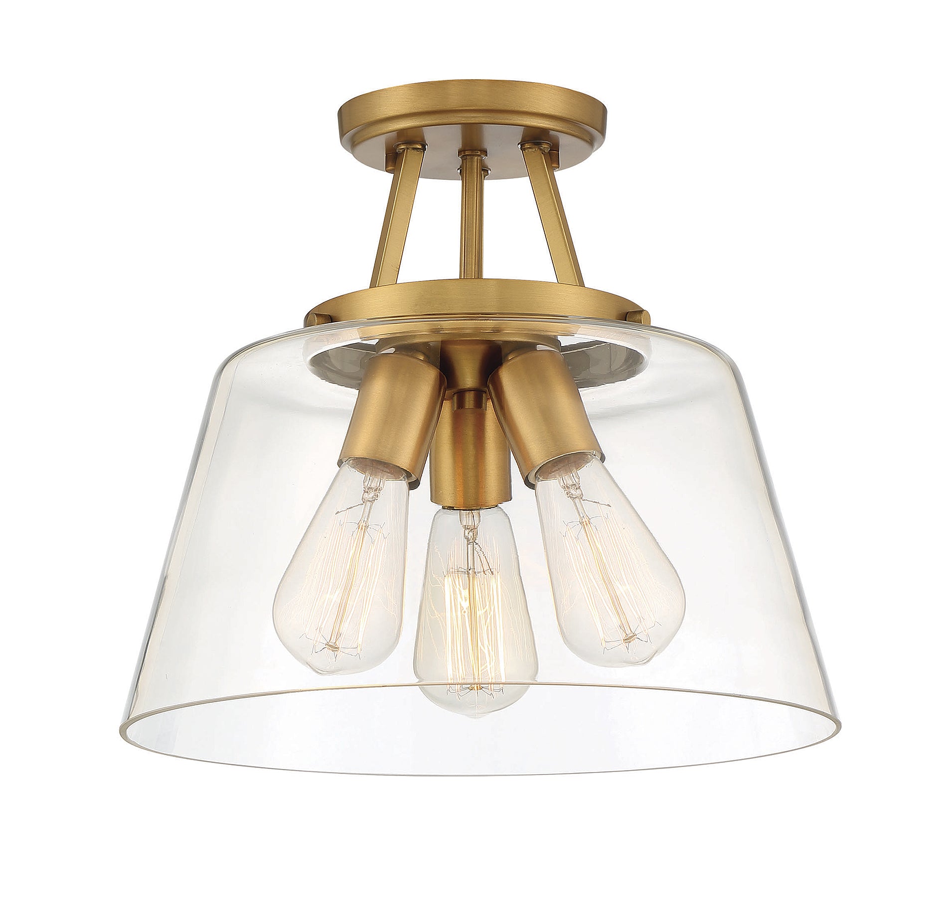 SAVOY ESSENTIALS, CALHOUN SEMI-FLUSH, SEMI FLUSH MOUNT LIGHT