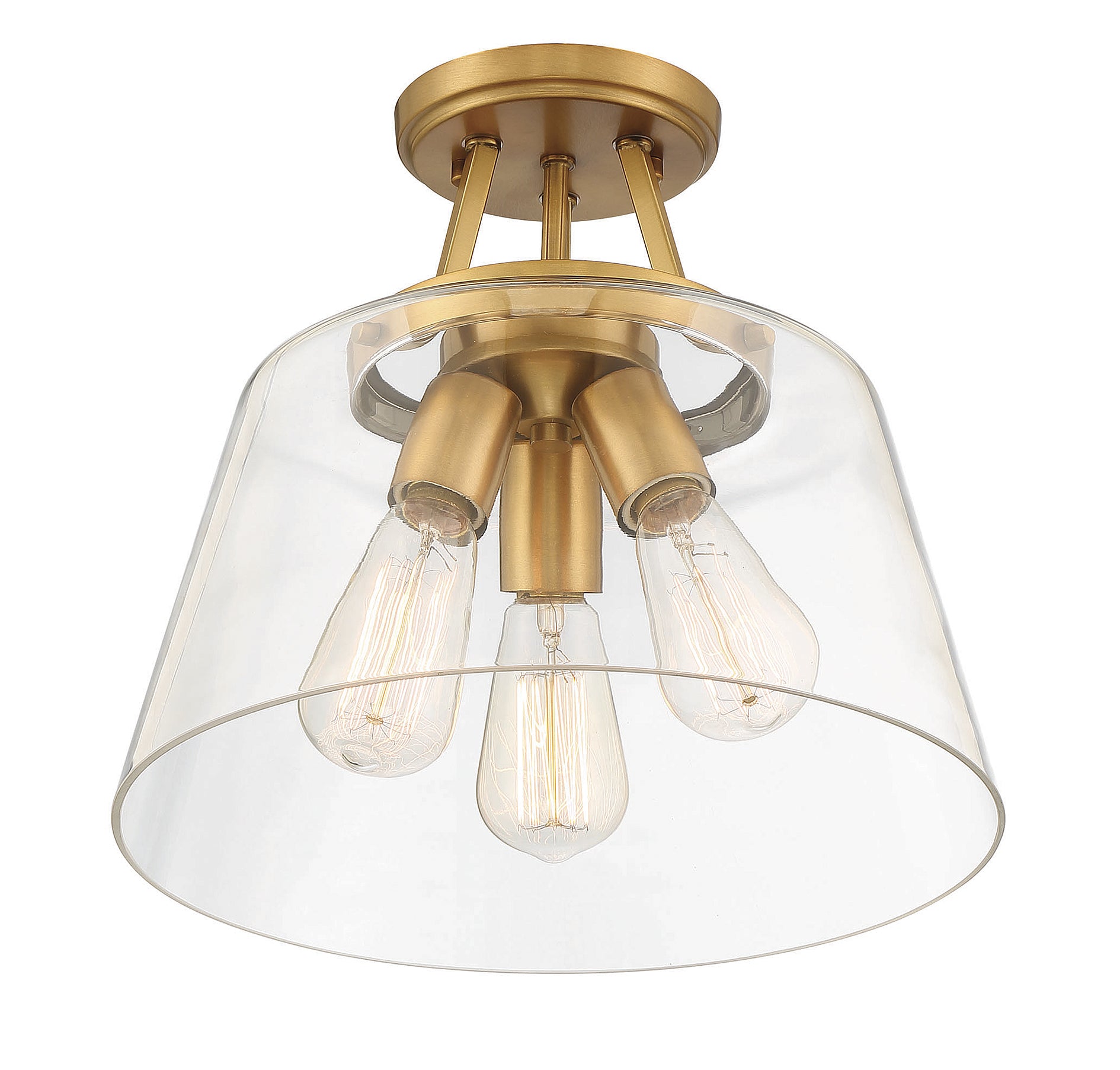 SAVOY ESSENTIALS, CALHOUN SEMI-FLUSH, SEMI FLUSH MOUNT LIGHT