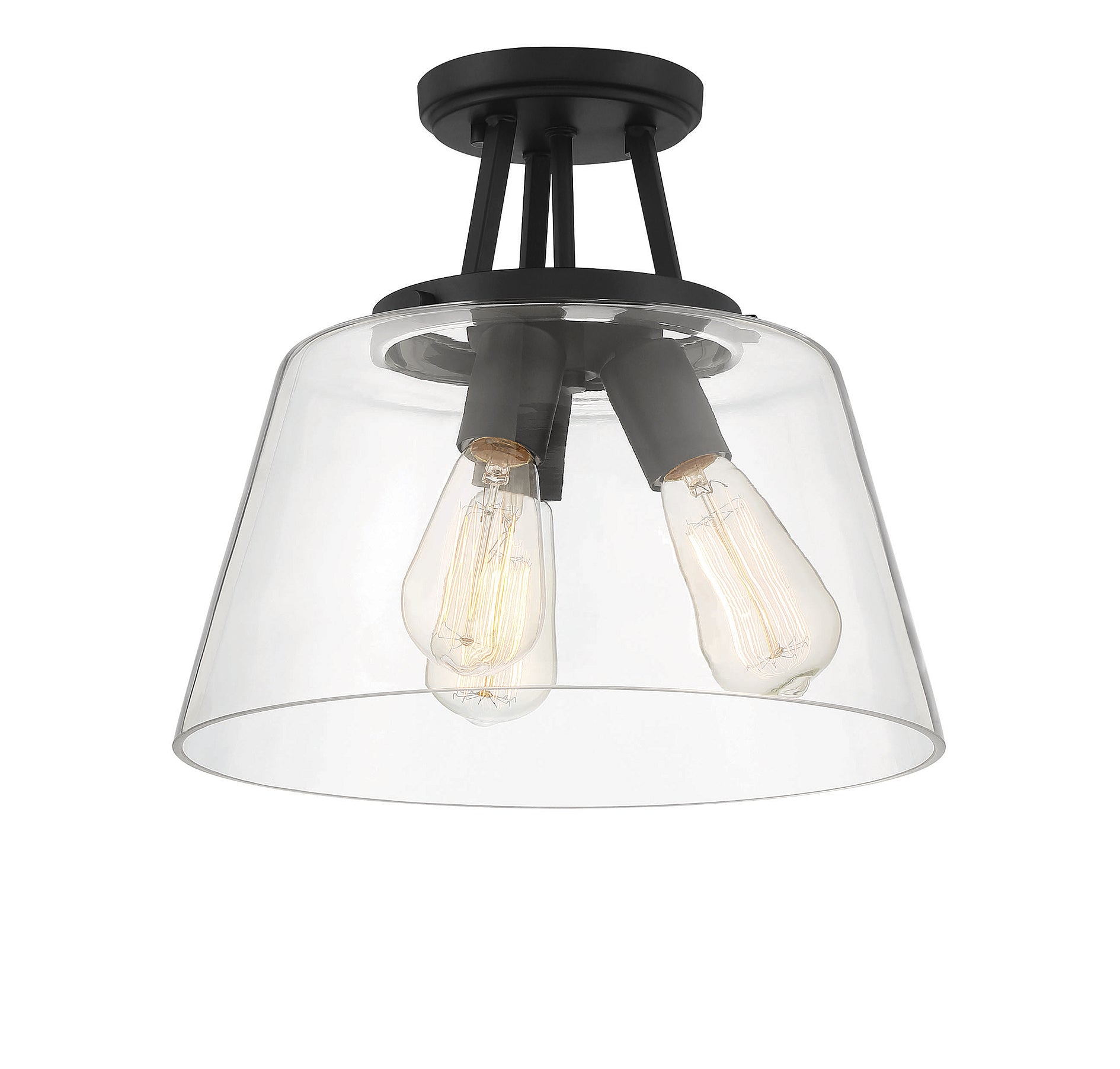 SAVOY ESSENTIALS, CALHOUN SEMI-FLUSH, SEMI FLUSH MOUNT LIGHT