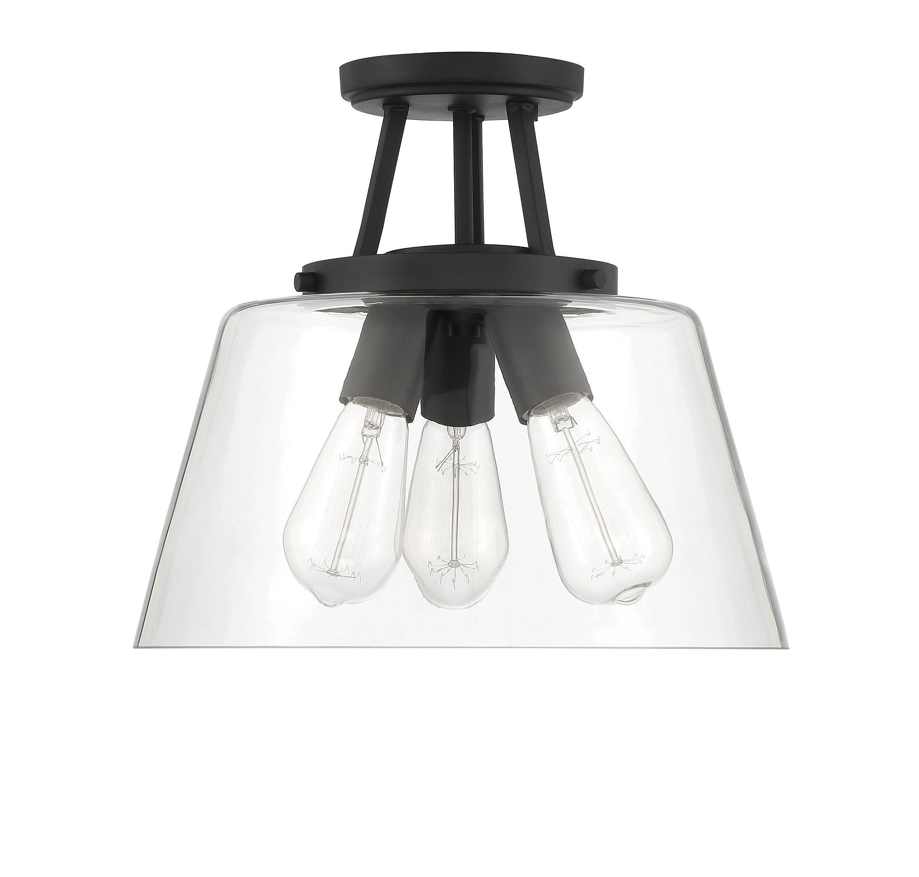 SAVOY ESSENTIALS, CALHOUN SEMI-FLUSH, SEMI FLUSH MOUNT LIGHT