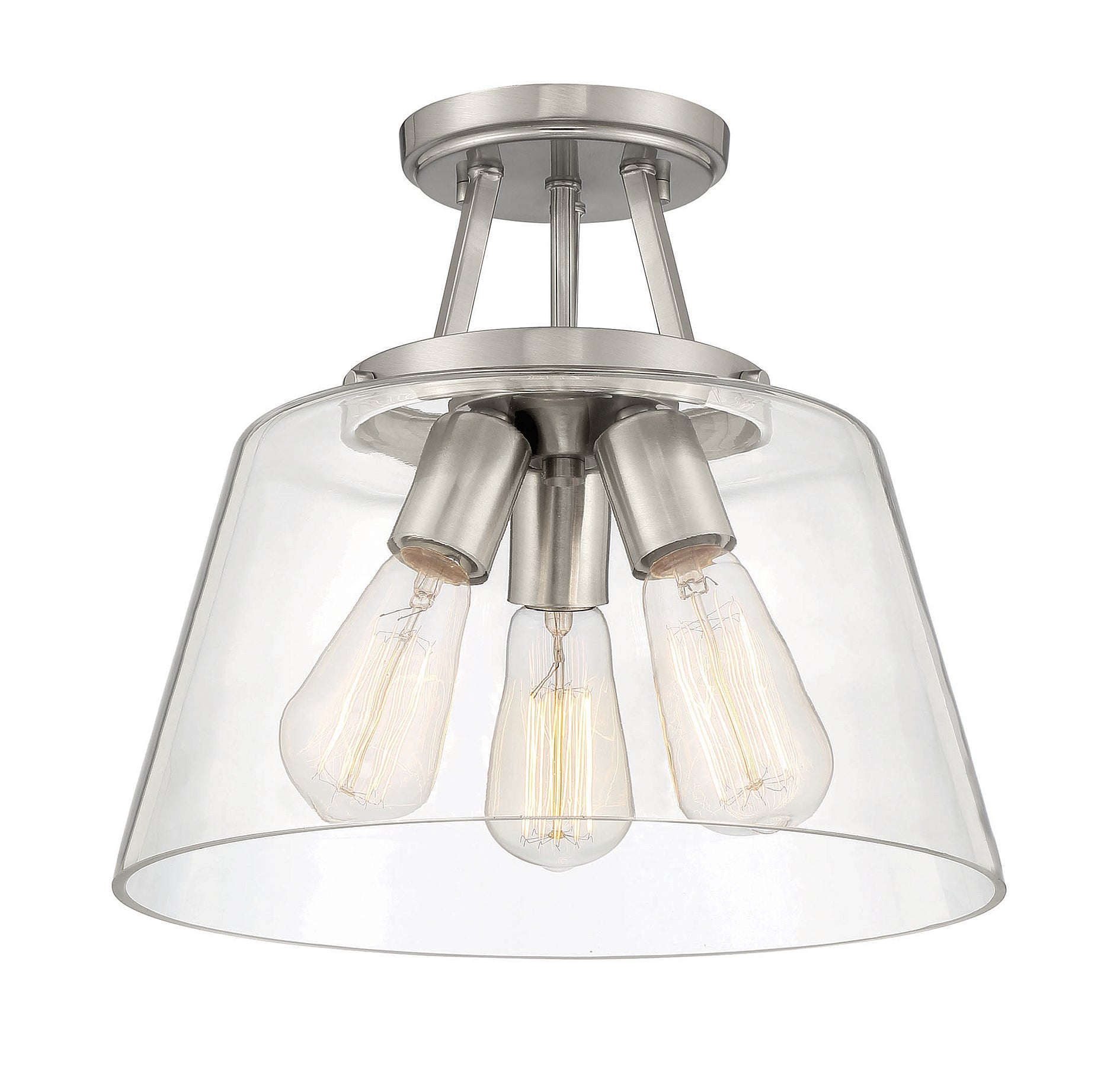 SAVOY ESSENTIALS, CALHOUN SEMI-FLUSH, SEMI FLUSH MOUNT LIGHT