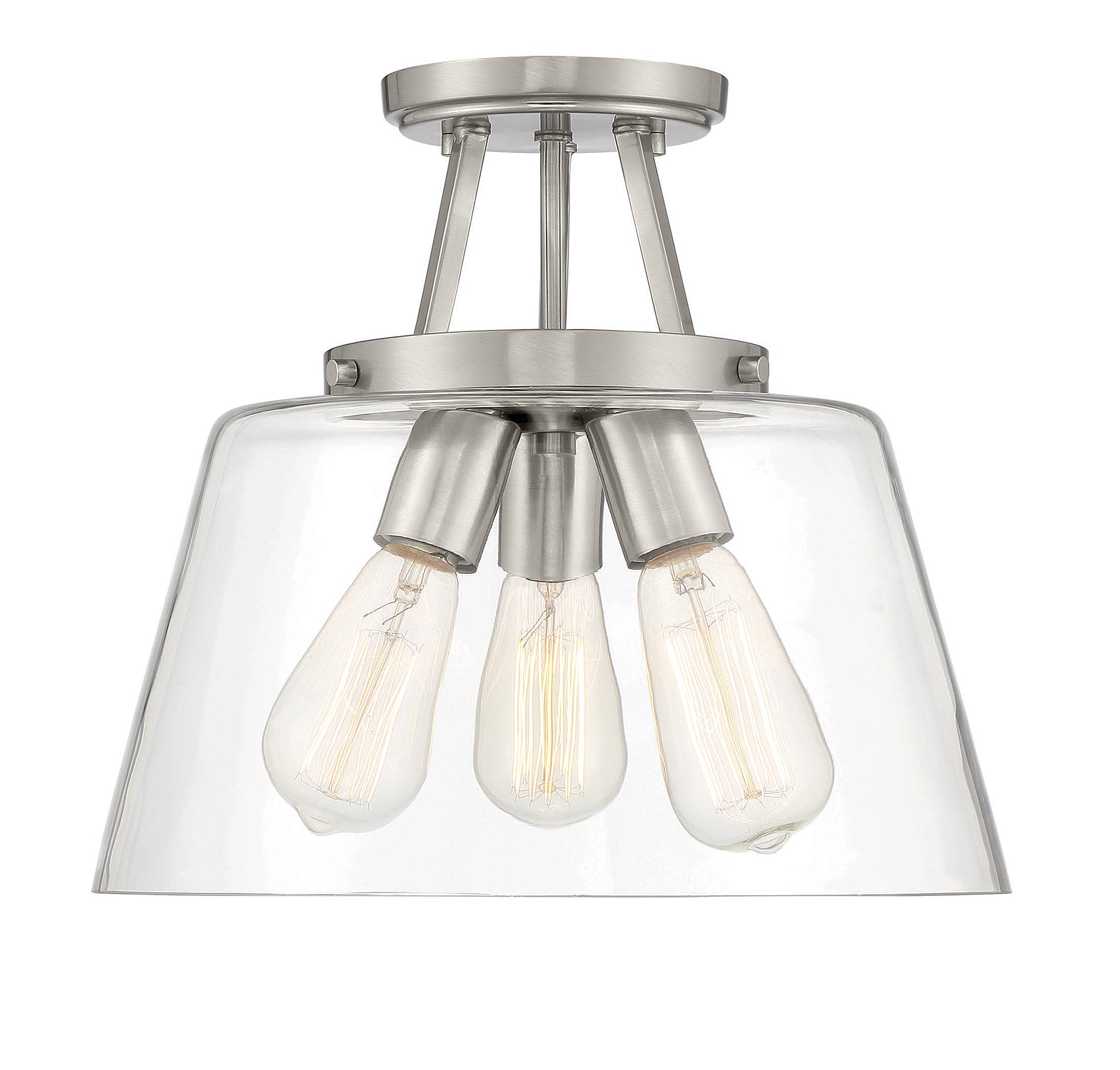 SAVOY ESSENTIALS, CALHOUN SEMI-FLUSH, SEMI FLUSH MOUNT LIGHT