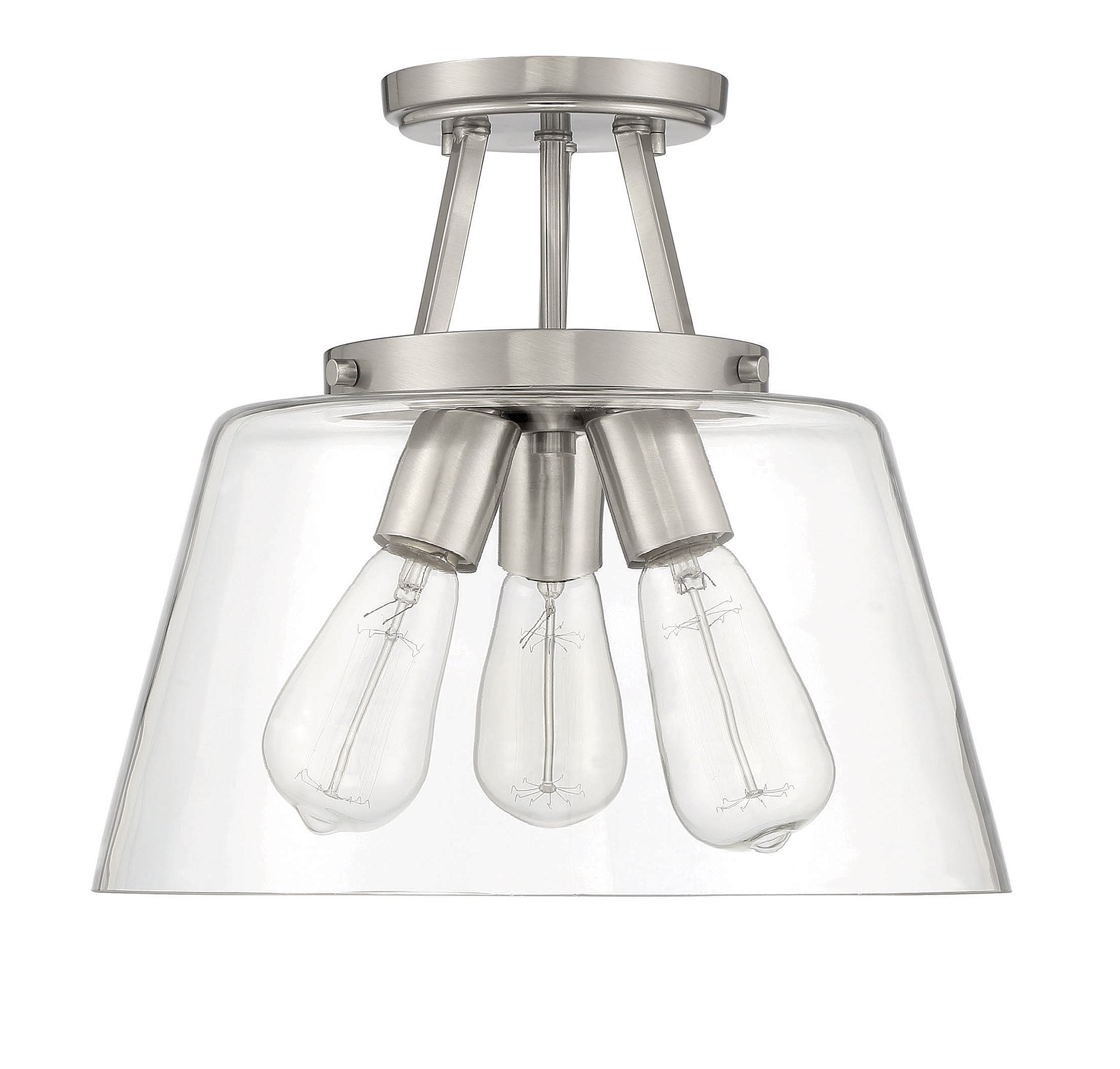 SAVOY ESSENTIALS, CALHOUN SEMI-FLUSH, SEMI FLUSH MOUNT LIGHT