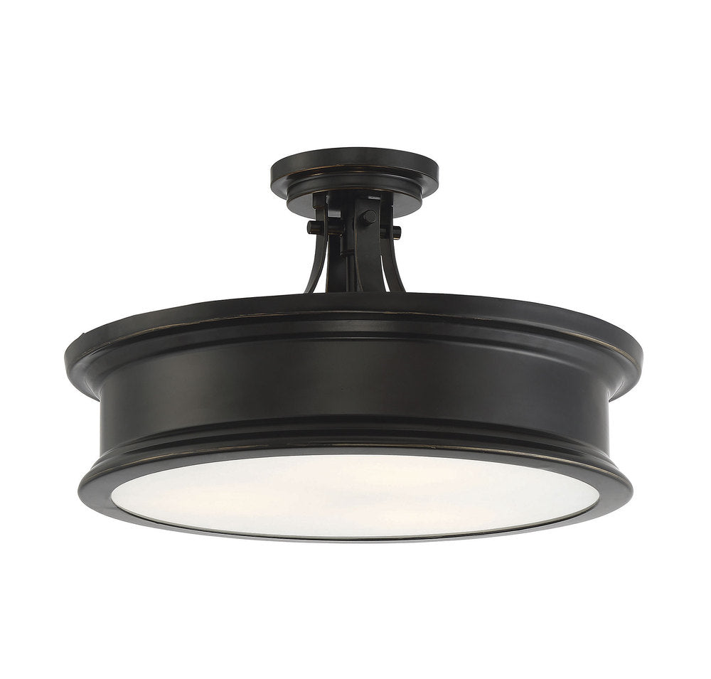 SAVOY HOUSE, WATKINS SEMI-FLUSH, SEMI FLUSH MOUNT LIGHT