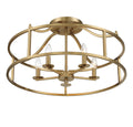 SAVOY HOUSE, STOCKTON SEMI-FLUSH, SEMI FLUSH MOUNT LIGHT