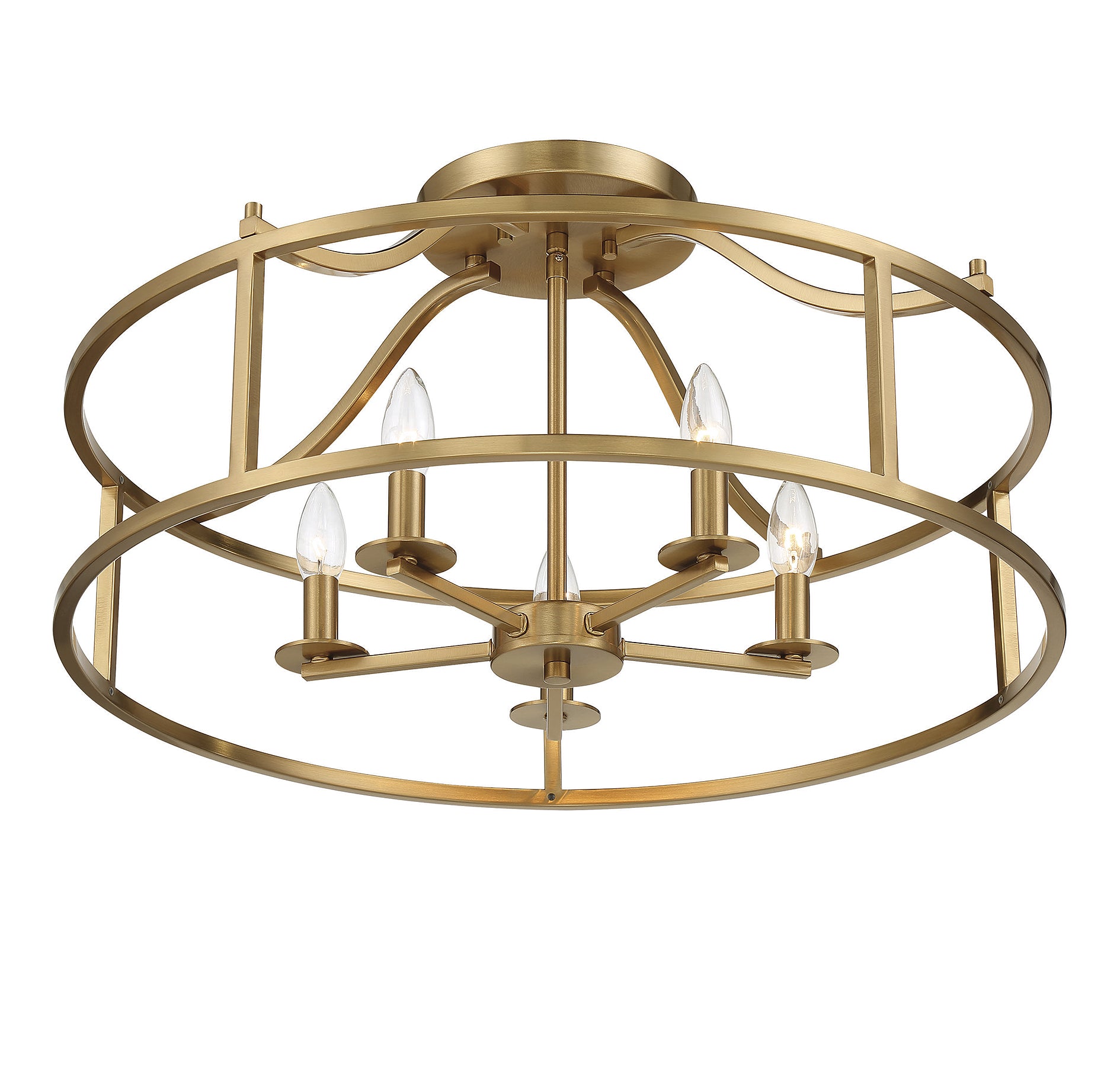 SAVOY HOUSE, STOCKTON SEMI-FLUSH, SEMI FLUSH MOUNT LIGHT