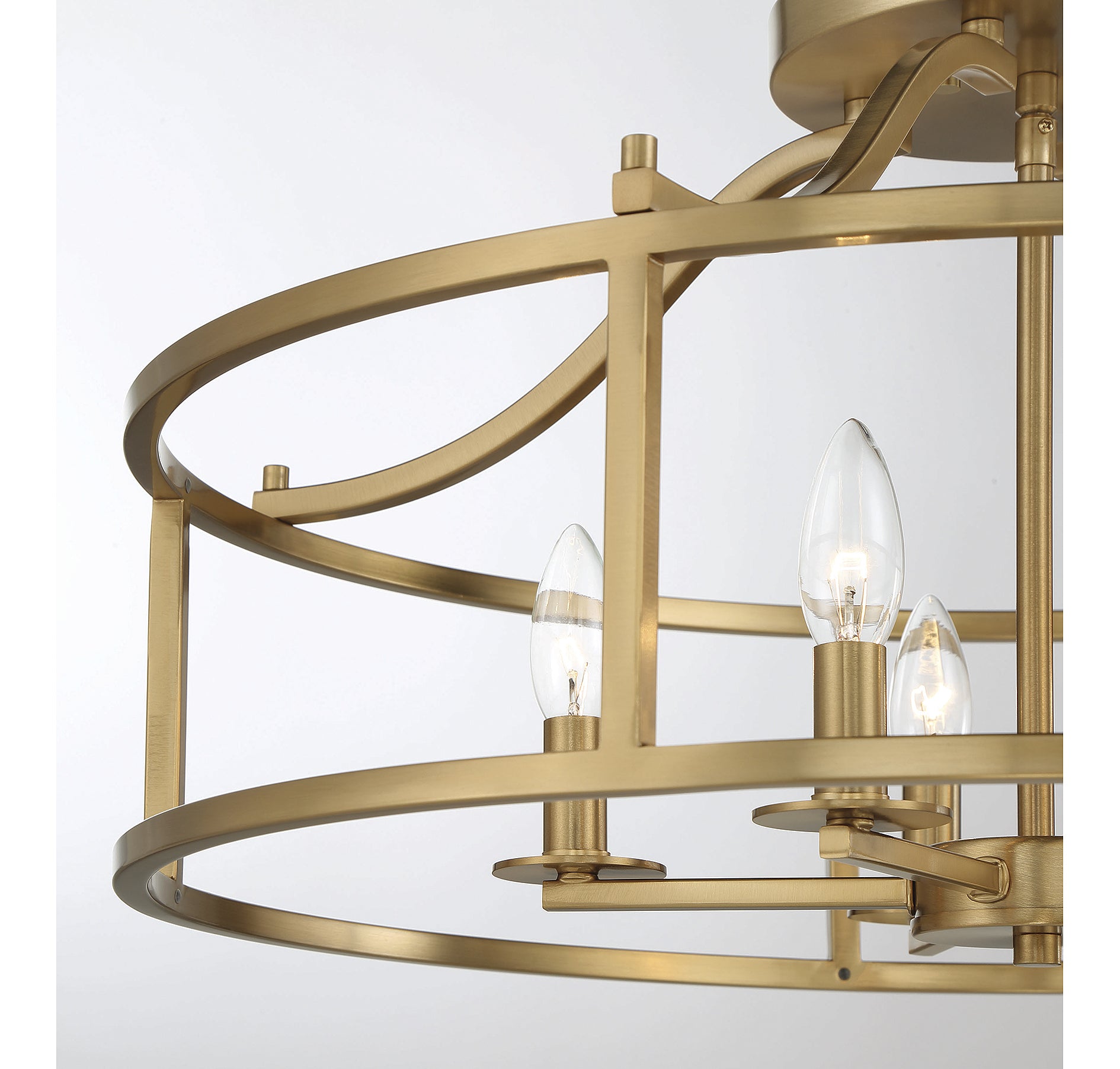 SAVOY HOUSE, STOCKTON SEMI-FLUSH, SEMI FLUSH MOUNT LIGHT