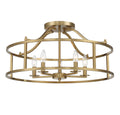 SAVOY HOUSE, STOCKTON SEMI-FLUSH, SEMI FLUSH MOUNT LIGHT