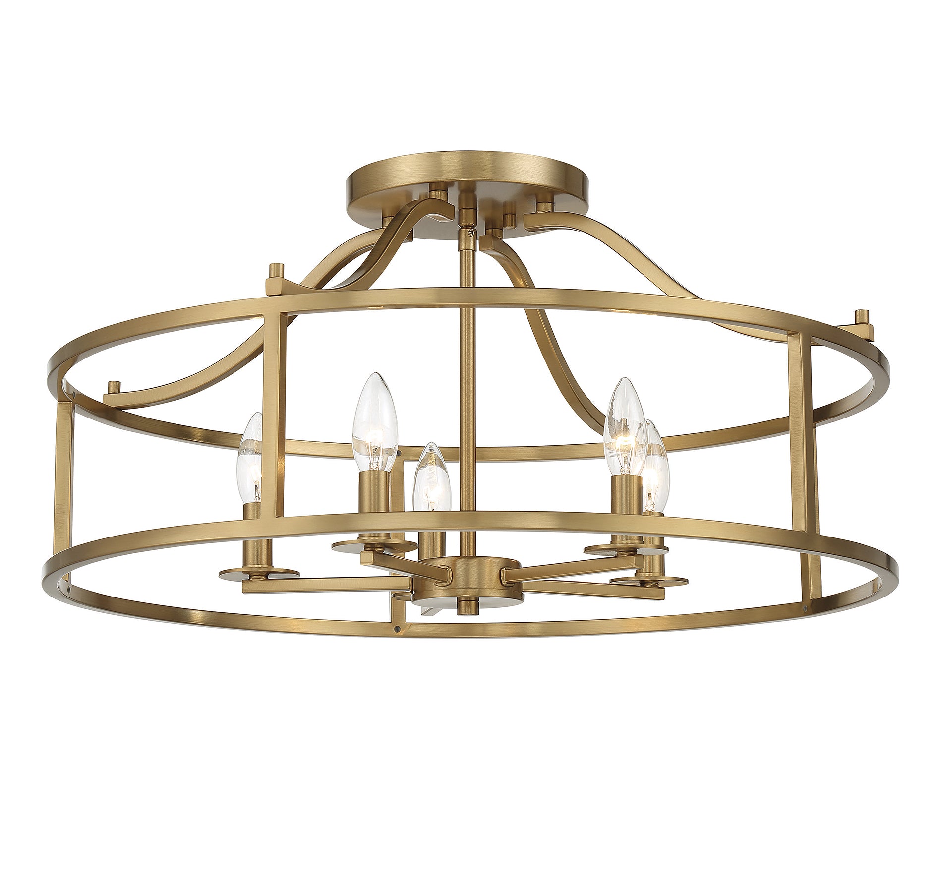 SAVOY HOUSE, STOCKTON SEMI-FLUSH, SEMI FLUSH MOUNT LIGHT