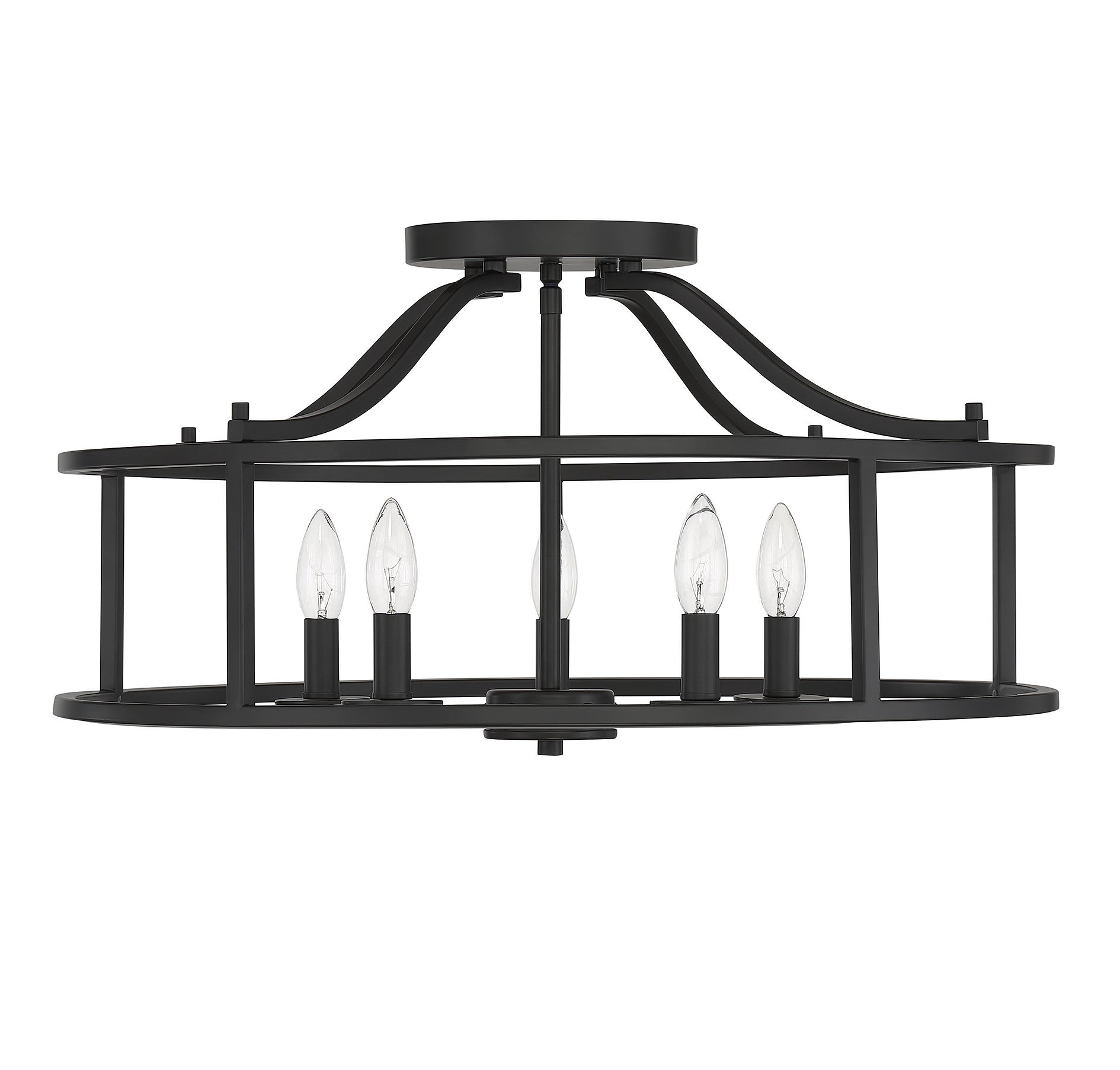 SAVOY HOUSE, STOCKTON SEMI-FLUSH, SEMI FLUSH MOUNT LIGHT