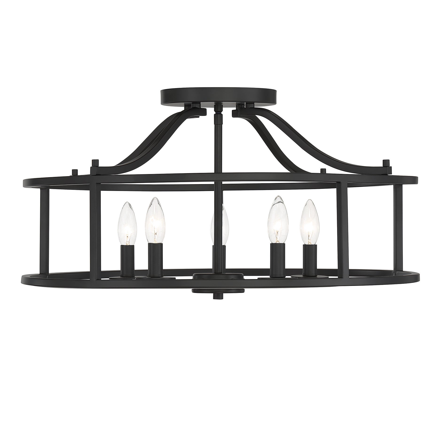 SAVOY HOUSE, STOCKTON SEMI-FLUSH, SEMI FLUSH MOUNT LIGHT