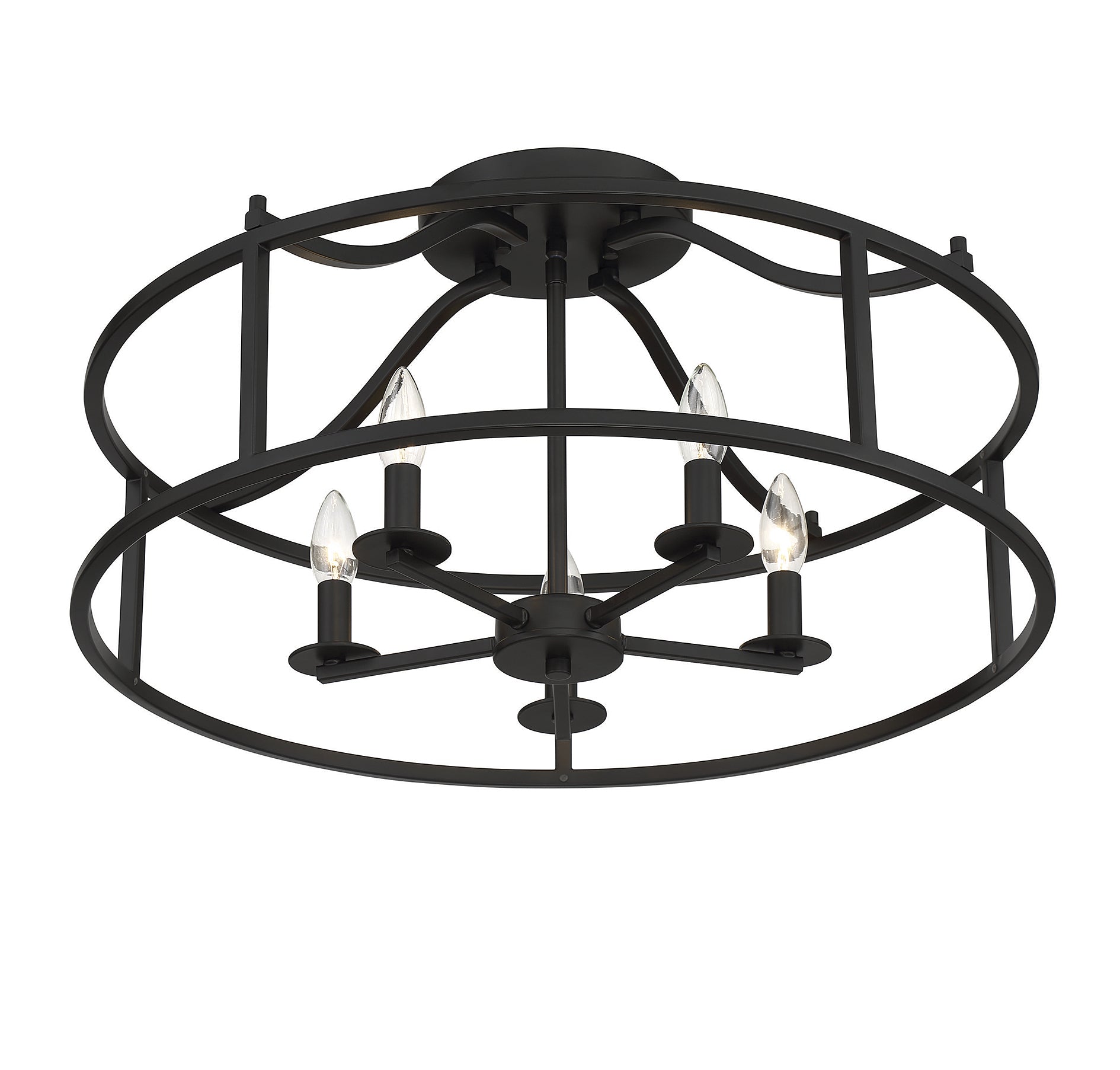 SAVOY HOUSE, STOCKTON SEMI-FLUSH, SEMI FLUSH MOUNT LIGHT