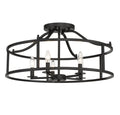 SAVOY HOUSE, STOCKTON SEMI-FLUSH, SEMI FLUSH MOUNT LIGHT