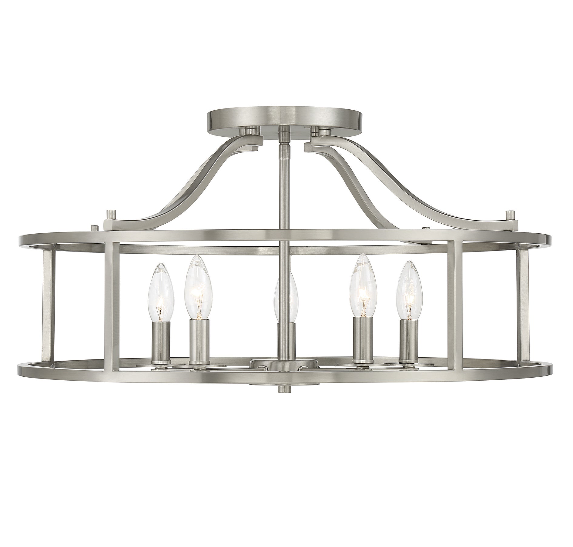 SAVOY HOUSE, STOCKTON SEMI-FLUSH, SEMI FLUSH MOUNT LIGHT