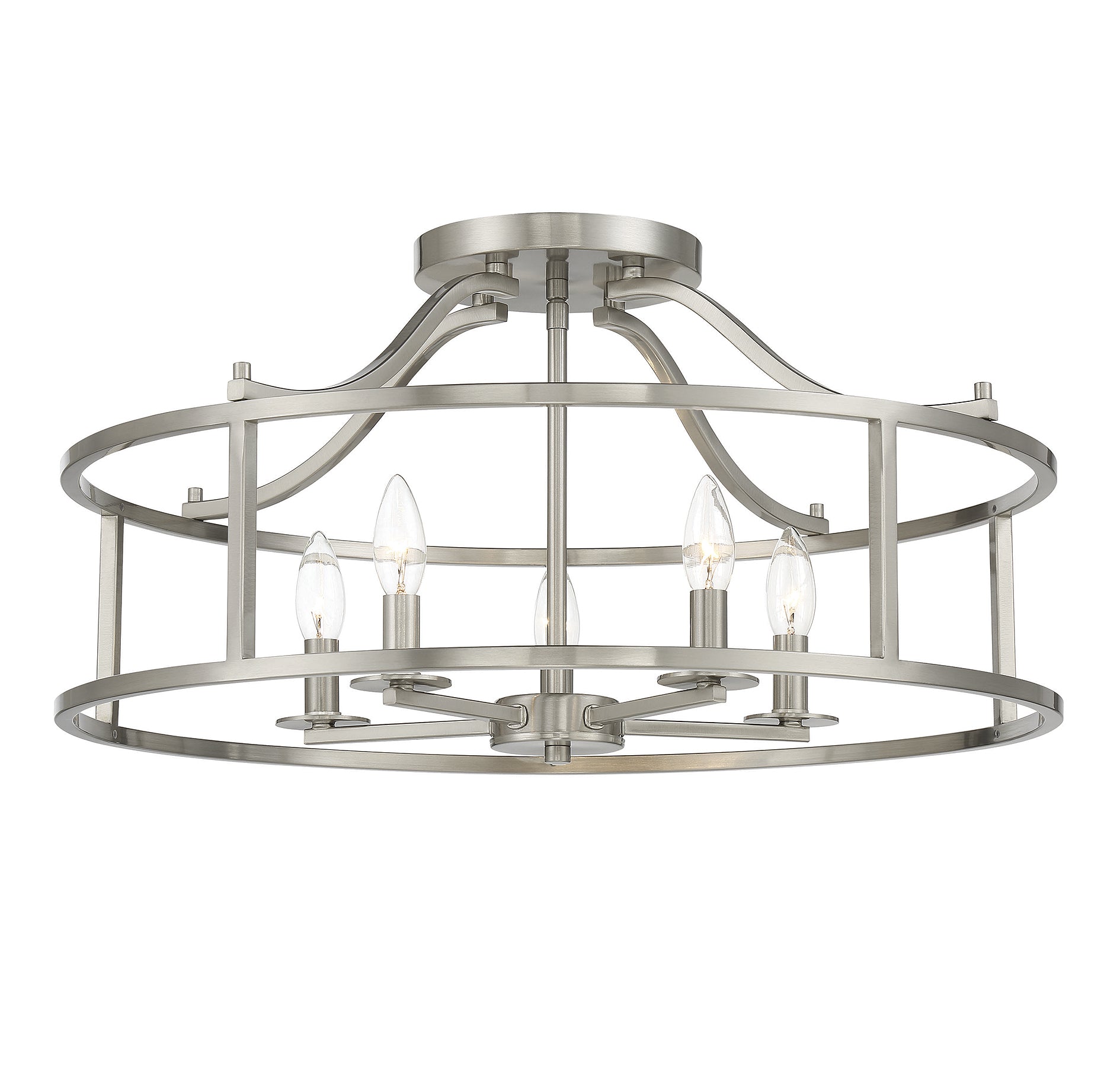 SAVOY HOUSE, STOCKTON SEMI-FLUSH, SEMI FLUSH MOUNT LIGHT