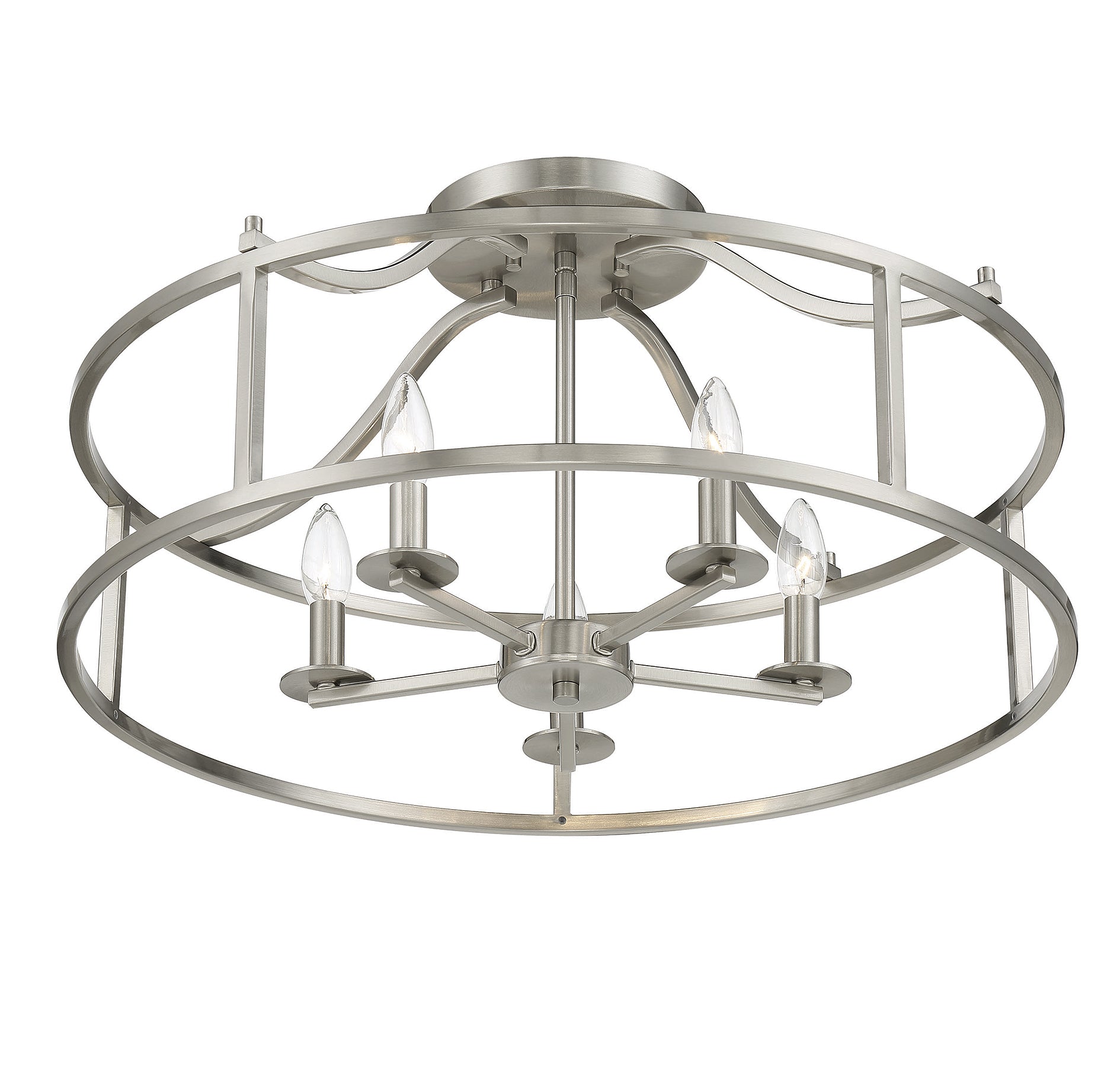 SAVOY HOUSE, STOCKTON SEMI-FLUSH, SEMI FLUSH MOUNT LIGHT