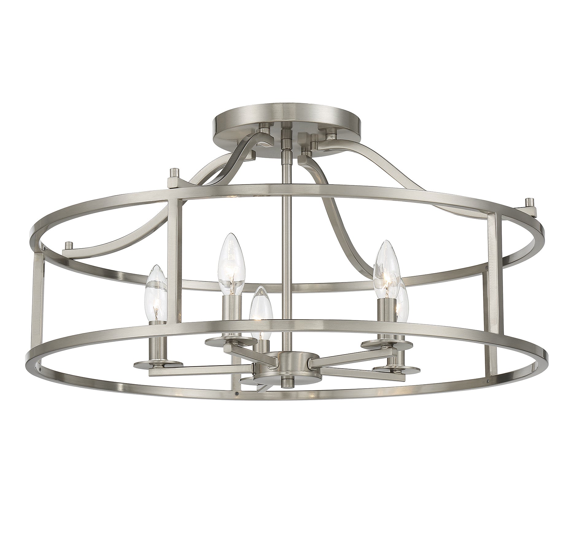 SAVOY HOUSE, STOCKTON SEMI-FLUSH, SEMI FLUSH MOUNT LIGHT