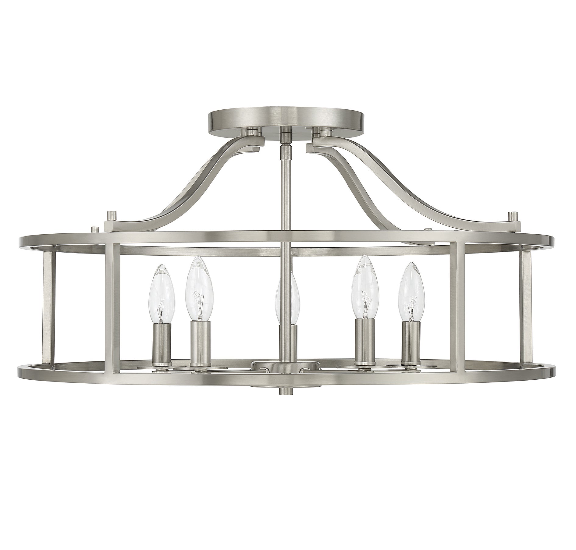 SAVOY HOUSE, STOCKTON SEMI-FLUSH, SEMI FLUSH MOUNT LIGHT
