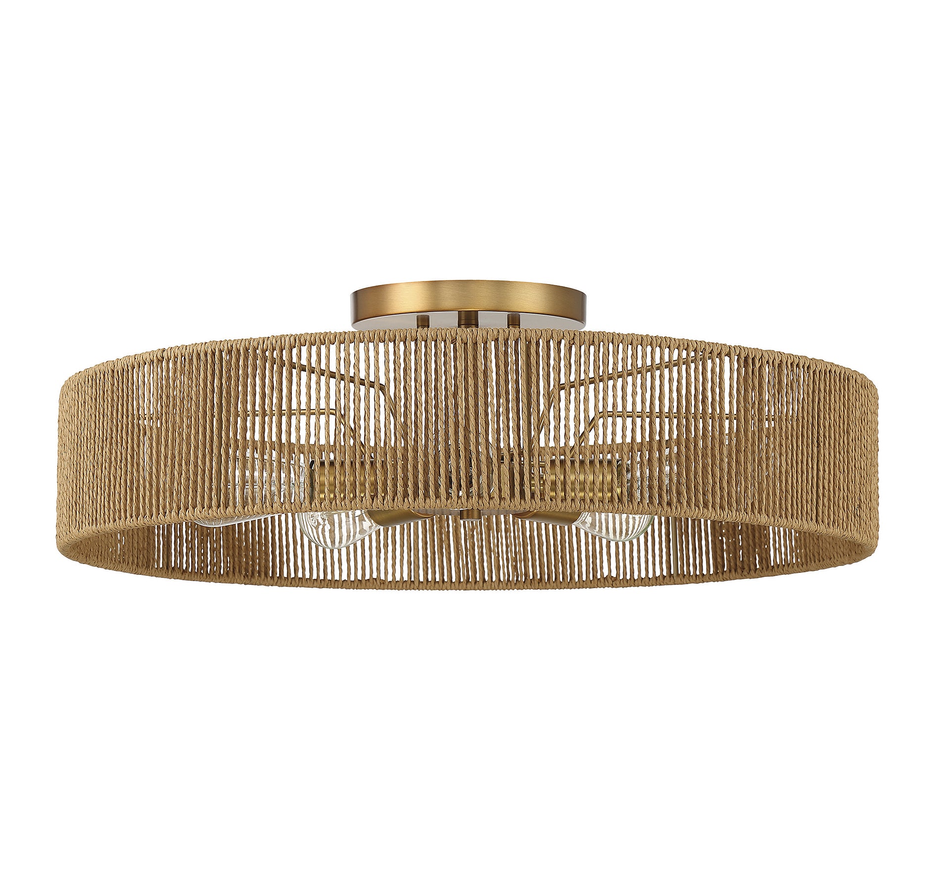 SAVOY HOUSE, ASHE SEMI-FLUSH, SEMI FLUSH MOUNT LIGHT