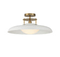 SAVOY HOUSE, GAVIN SEMI-FLUSH, SEMI FLUSH MOUNT LIGHT