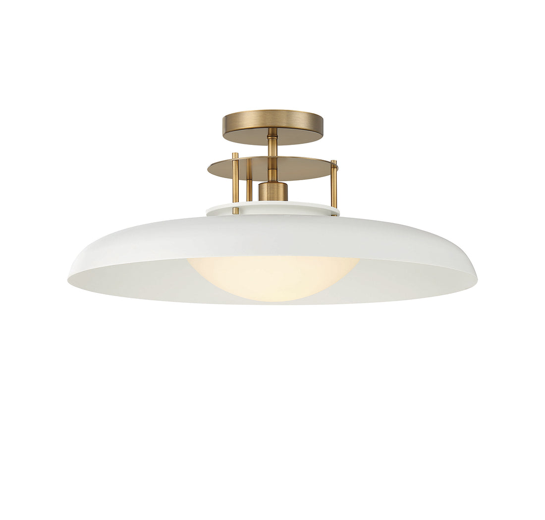 SAVOY HOUSE, GAVIN SEMI-FLUSH, SEMI FLUSH MOUNT LIGHT