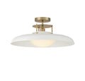 SAVOY HOUSE, GAVIN SEMI-FLUSH, SEMI FLUSH MOUNT LIGHT
