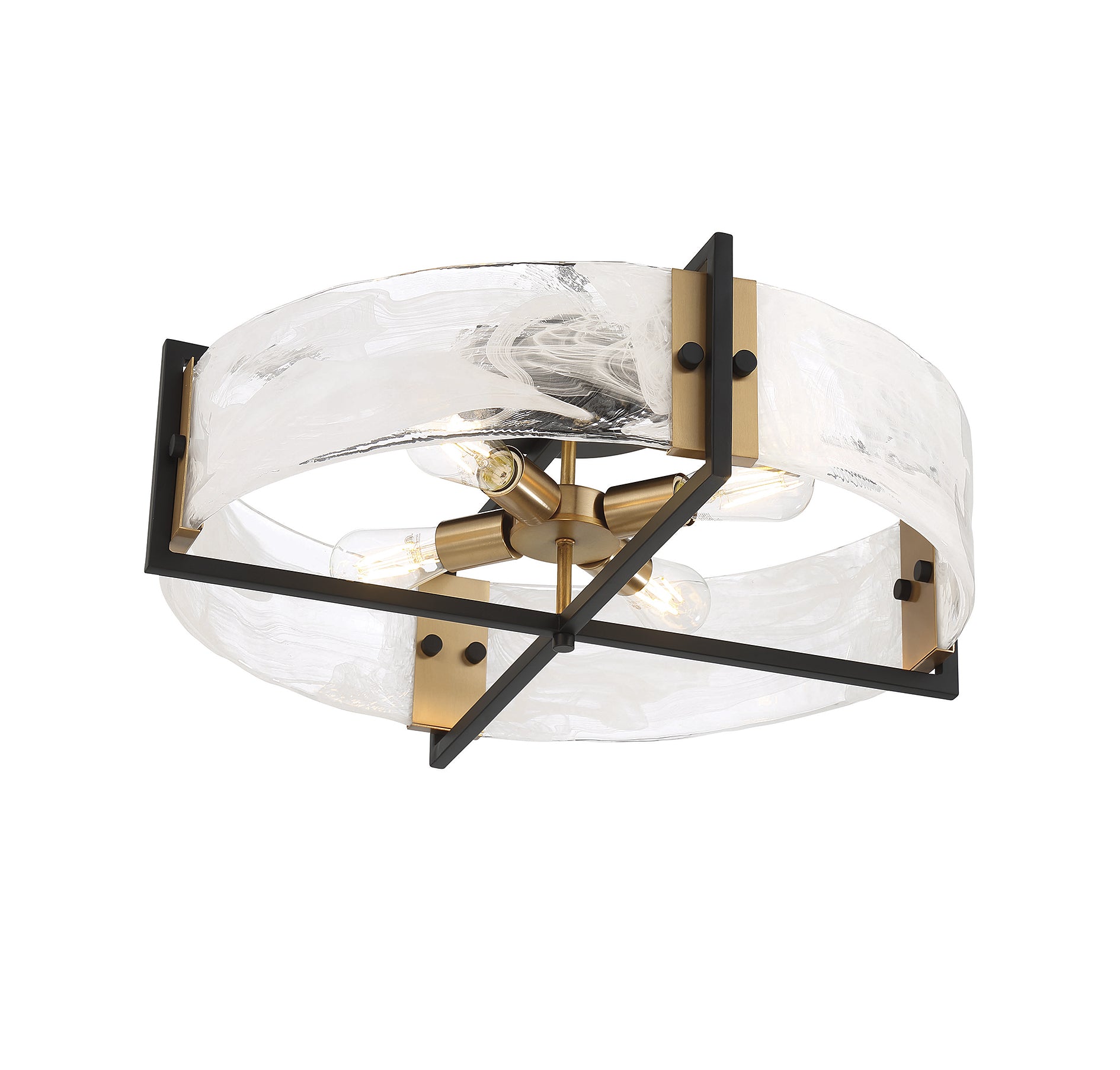SAVOY HOUSE, HAYWARD SEMI-FLUSH, SEMI FLUSH MOUNT LIGHT