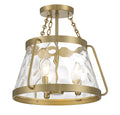 SAVOY HOUSE, CRAWFORD SEMI-FLUSH, SEMI FLUSH MOUNT LIGHT