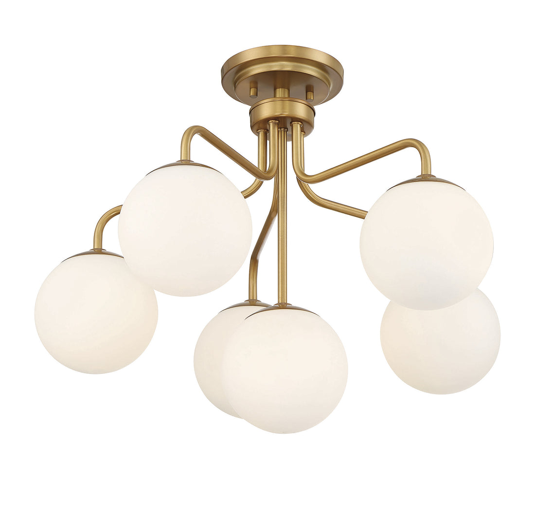 SAVOY HOUSE, MARCO SEMI-FLUSH, SEMI FLUSH MOUNT LIGHT